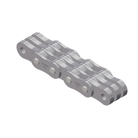 Senqcia Hi-Max Riveted Leaf chain, 50 ft OAL, 3/4 in Pitch, Carbon Steel BL646HMR50