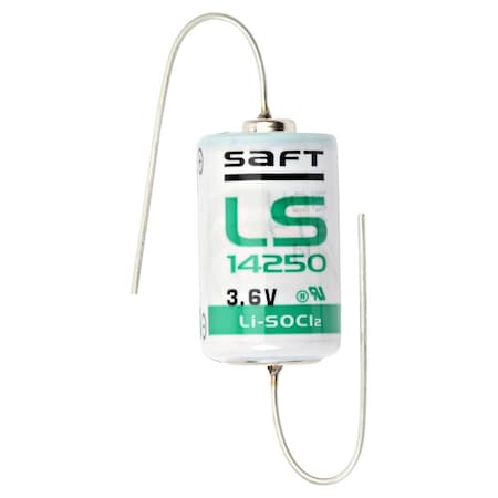 Saft Lithium Battery 3.6V 1200mah with Axial Leads LS14250AX