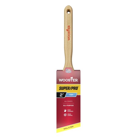 Wooster J4112 2 in. Super Pro Lind Beck Angle Sash Paint Brush 71497150141