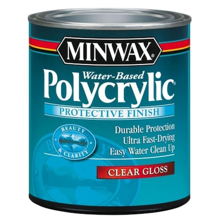 Minwax 1 Quart Satin Polycrylic Protective Finishes 63333 27426633339