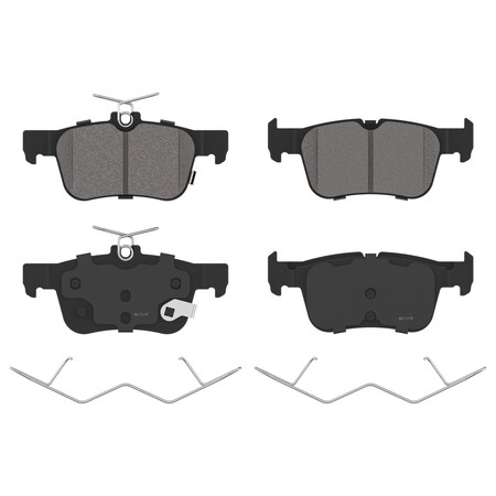 Wagner Brake QuickStop Rear Disc Brake Pad Set Ceramic,  ZD1833A