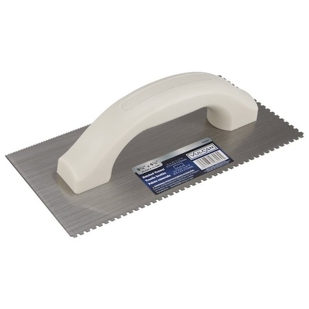 Vulcan Trowel, Carbon Steel Blade, Plastic Handle, Ergonomic Handle, Metallic PT-150103L