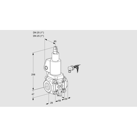 Honeywell Kromschroder VAS225R/LWGL KS88032452