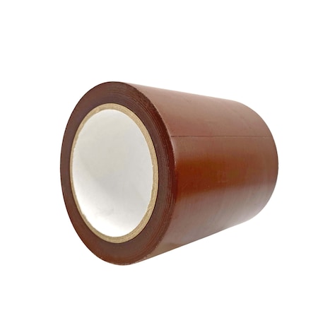 Wod Tape PVC, Dark Brown, 5 inch W., 36 yards L., 5 mil Thickness, 8 PK WOD VTC365-05000-8-36-DBR