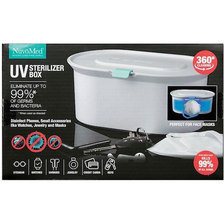 Nuvomed Sterilizing Box, White UVB-6/0892
