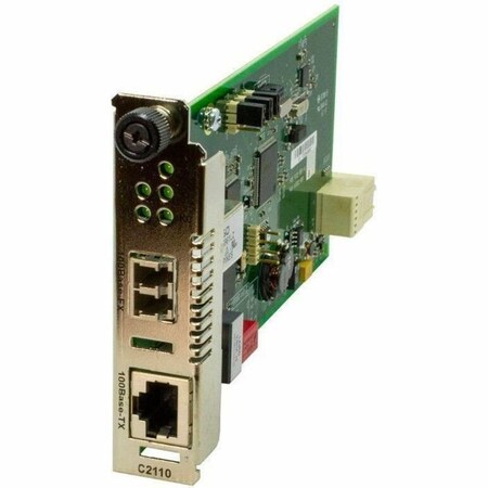 Transition Networks ION Fast Ethernet Media Converter Module 100Base-TX to 100Base-FX C2110-1039