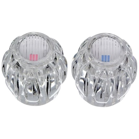 Danco Faucet Handle, Acrylic, For Sterling Two Handle Kitchen, Lavatory and TubShower Faucets 14884