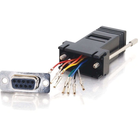 C2G RJ45 / DB9F MOD ADPTR BLK 2943