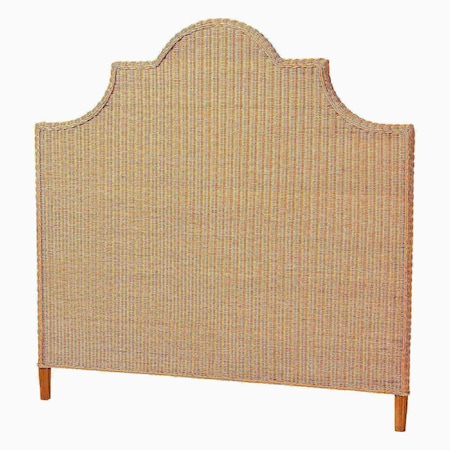 Bali & Pari Melanie Bohemian Light Honey Rattan Queen Size Standalone Headboard 252-14008-ZORO