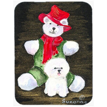 Carolines Treasures Bichon Frise Glass Cutting Board- Large SS8948LCB