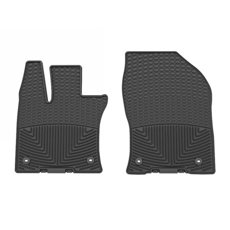 Weathertech Black, Front All Weather Floor Mats W595