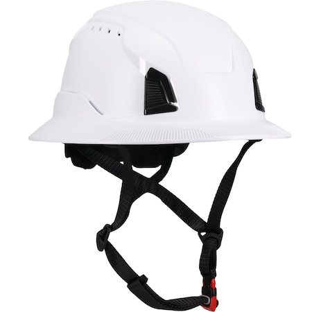 Pip HardHat, Climbing;FullBrim, Traverse, White 280-HP1491RVM-FB-01