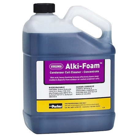Virginia Coil Cleaner, 1 gal, Jug, Purple AKF1 ALKI-FOAM 1 GAL