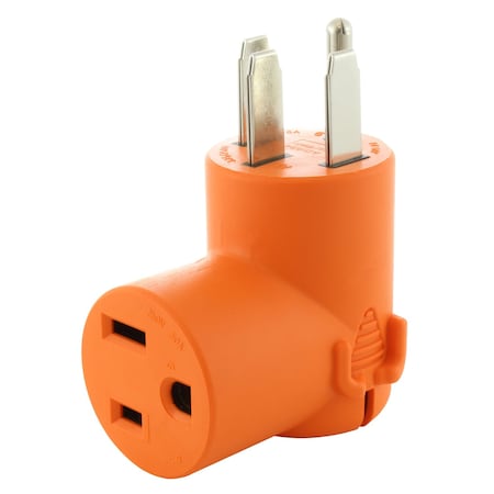 Ac Works Plug Adapter, 6-50R, 14-50P, 0 ft., Orange WD1450650