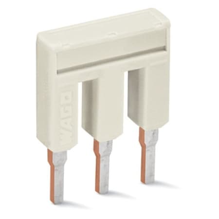 Wago Terminal Block, 0.543" L, 0.54" W, Gray 2002-403