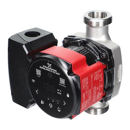 Grundfos Circulating Pump, Union, 1/8 hp, 115V AC 92603111