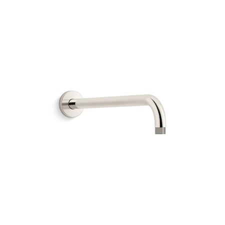 Kohler Statement 15-1/2" wall-mount single-function rainhead arm and flange 26322-SN