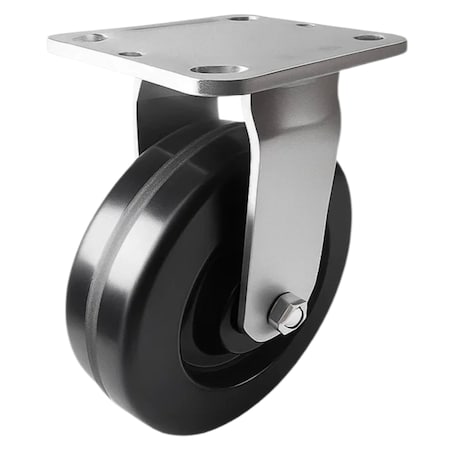 Hyw Products Heavy Duty Caster 6in Phenolic Wheel, Rigid 40-60R-A1-PH