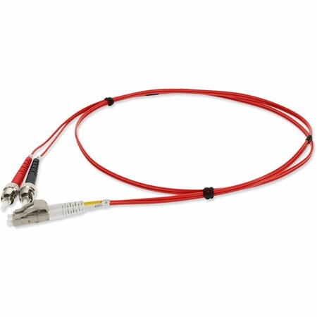 Add-On 3M ST/LC M/M RED OM1 DUPLEX OFNR RISER-RATED MMF FIBER PATCH CABLE ADD-ST-LC-3M6MMF-RD