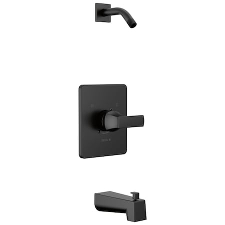 Delta Velum Monitor 14 Series Tub & Shower - Less Head In Matte Black T14437-BLLHD