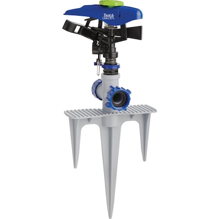 Best Garden Poly 5800 Sq. Ft. Triple Spike Impulse Sprinkler JR0739
