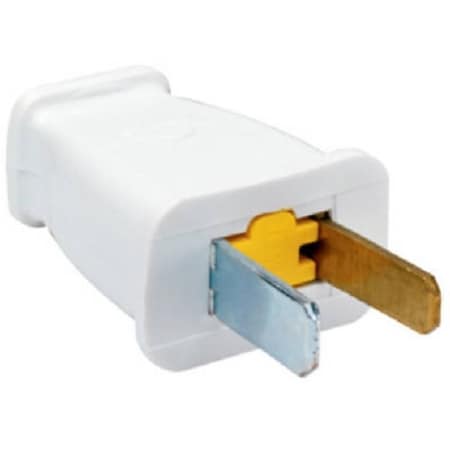 Legrand Straight Blade Plug, 15 A, 125V AC, 2 Pole SA540WCC10