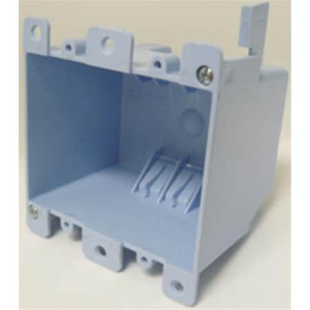 Cantex EZ25DOR 25 cu. in. PVC 2 Gang Old Work Electrical EZ Box 45559002
