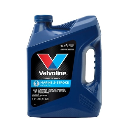 Valvoline 2-Cycle Engine Oil, 1 gal., Bottle, Green 773735