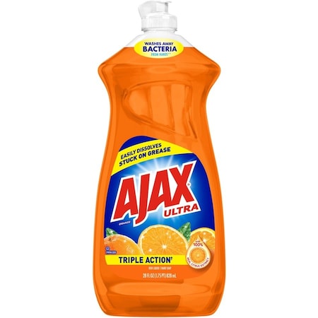 Ajax Dish Detergent, Liquid, Orange Scent, 28 oz Bottle 44678