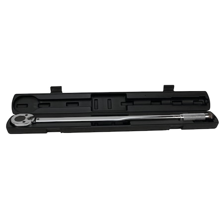 Performance Tool 3/4 in. Drive Torque Wrench, 50-300 ft/lb Clicker, ABS Case M203