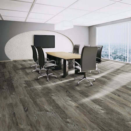 Shaw Floorte Pro Endura 512C Plus Smoky Oak 7'' Wx48'' L Vinyl Rigid Core Floor Plank, 18.68 Sq. Ft./Case 0736V-00556