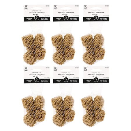 Folkart Synthetic Sponge Value Pack, 5-Piece Set, 6PK 30179R