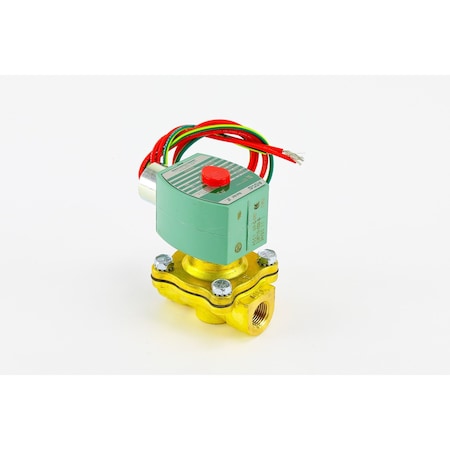 Asco Valve 3/8" N/C Gen Purp 24Vdc 5/100, Liquid, Air-Inert Gas, 24V DC, General Service Solenoid 8210G1-24VDC