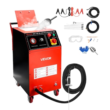 Vevor Dry Ice Blasting Machine 16.5LBS / 7.5KG Capacity Dry Ice Cleaning Machine V507