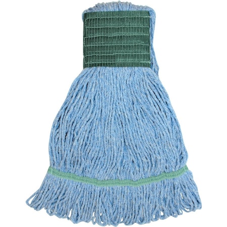 Genuine Joe Medium Mop Head, Blue, GJOMBL5B GJOMBL5B