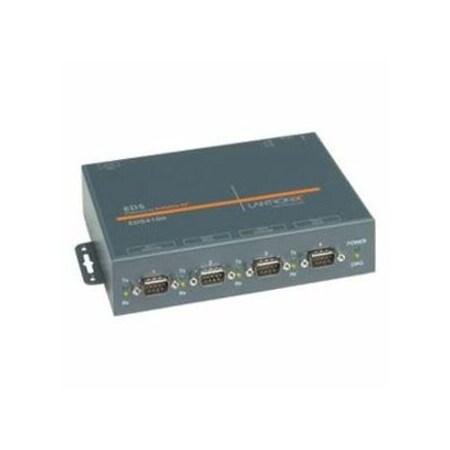 Lantronix EDS4100 4-Port Device Server with PoE - 4 x DB-9 , 1 x RJ-45 ED41000P2-01
