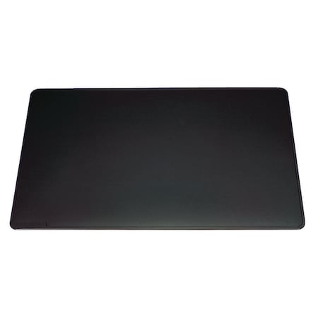 Durable Office Products Anti-Slip Contoured Edge PVC Desk Pad, 20.5 x 25.5, Black 710301