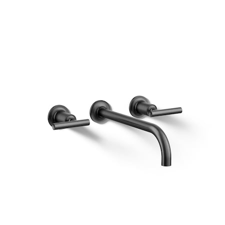Kohler Purist Wall-mount bathroom sink faucet trim with Lever handles, 1.2 gpm T14414-4-BGP