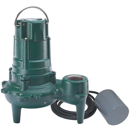 Zoeller Pumps BE267 Sewage Pump with 15ft Cord and Switch 267-0054