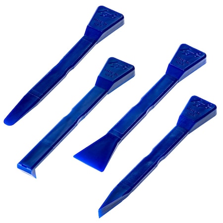 Bojo Tools 4-Piece Plastic Wedge and Puller Combo Prying Tool Kit - Medium Duty ATH-W-UNGL