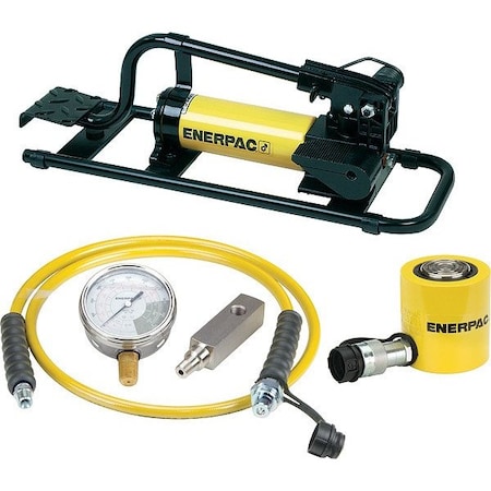 Enerpac Ram and Pump Set, Single Acting SCL201FP