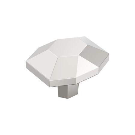 Amerock St. Vincent 1-5/8 inch 41mm Length Polished Nickel Cabinet Knob BP36641PN