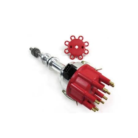 Absurdo Race Pro Billet Ready to Run Electronic Distributor Cap for SB Ford 289-302, Blue AB2194358