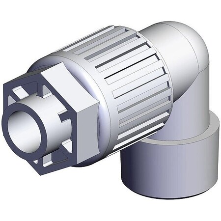 Smc High Purity Tube Fitting, Adapter, PFA LQ3L3D-MN