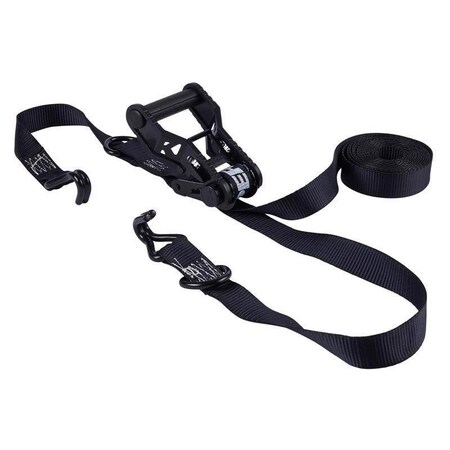 Keeper Extreme Webbing 1.25 in. W X 16 ft. L Black Ratchet Tie Down 1000 lb, 2PK 85450