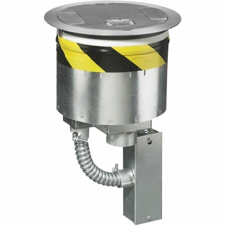 Hubbell Wiring Device-Kellems Recessed 8" Series, Kit S1R8PT3ALU