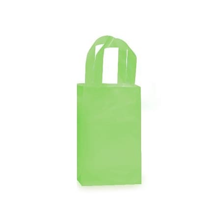 Nashville Wraps Key Lime Plastic Gift Bags, Rose 5x3x8, 3 mil, 25PK 25RKLP