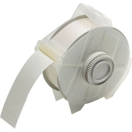 Brady Label Tape Cartridge, White, Labels/Roll: Continuous 76617