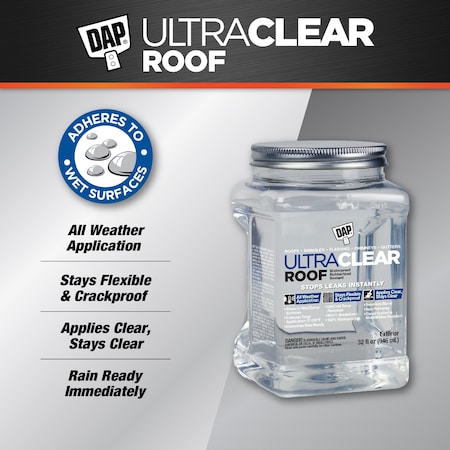 Dap ULTRA CLEAR ROOF 32 FL OZ 6PK 7079818396