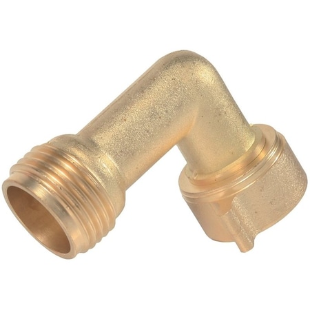 Camco 22505 90 deg Hose Elbow, Brass 22505/22503